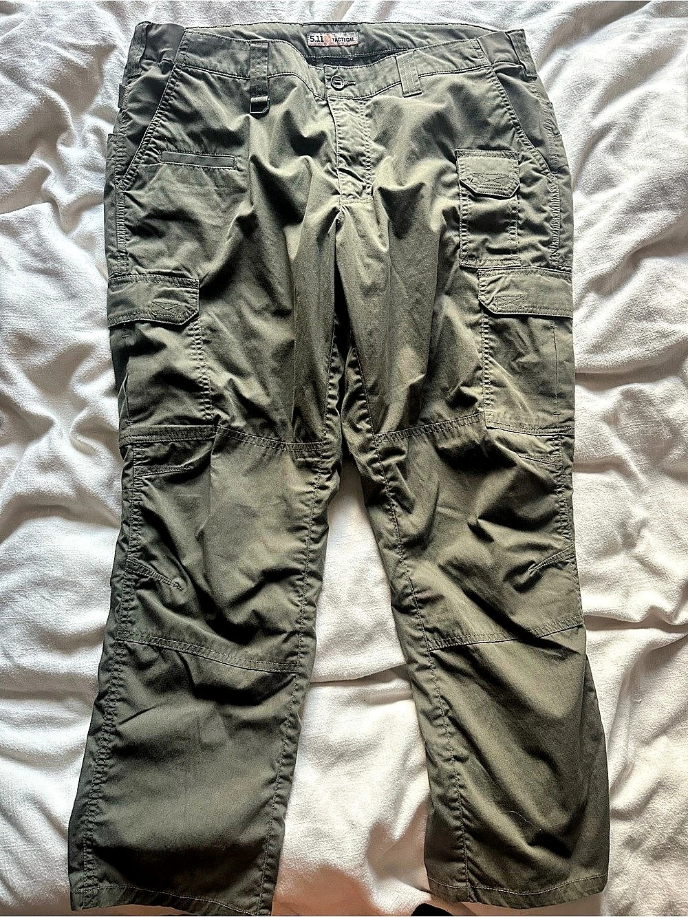 5.11 Tactical Taclite Pro Pants Men's Cargo Pants in Green Waist 40 x 30
